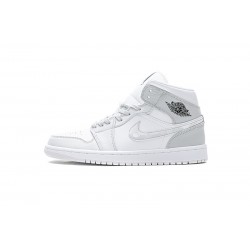 Air Jordan 1 Mid "White Camo" White Grey DC9035-100
